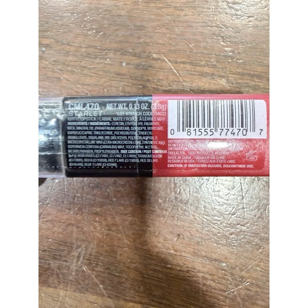 NEW L.A. COLORS Matte Lipstick, Starlet CML470